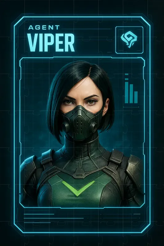 Neon Protocol Agent Id Cards