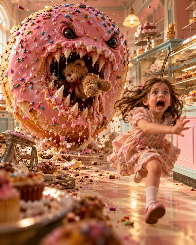 Hyperrealistic Monstrous Food Scenes