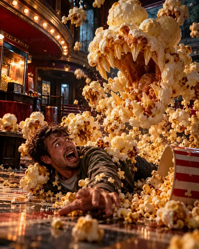 Hyperrealistic Monstrous Food Scenes