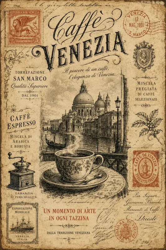Antique Lithograph Collages