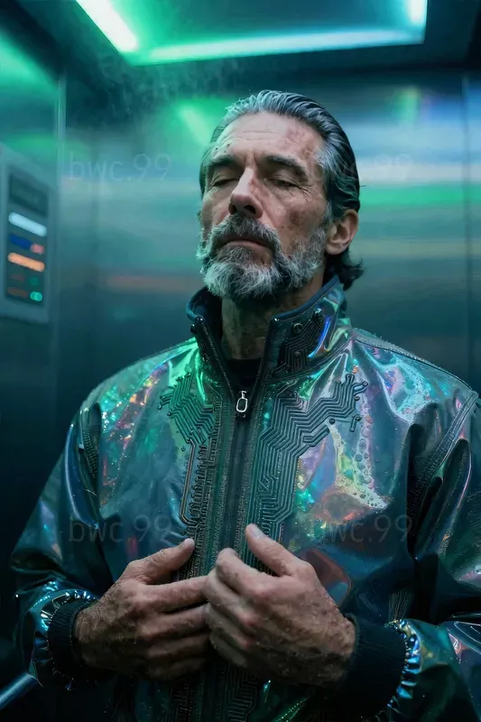 Neon Circuit Cyberpunk Techwear Editorials