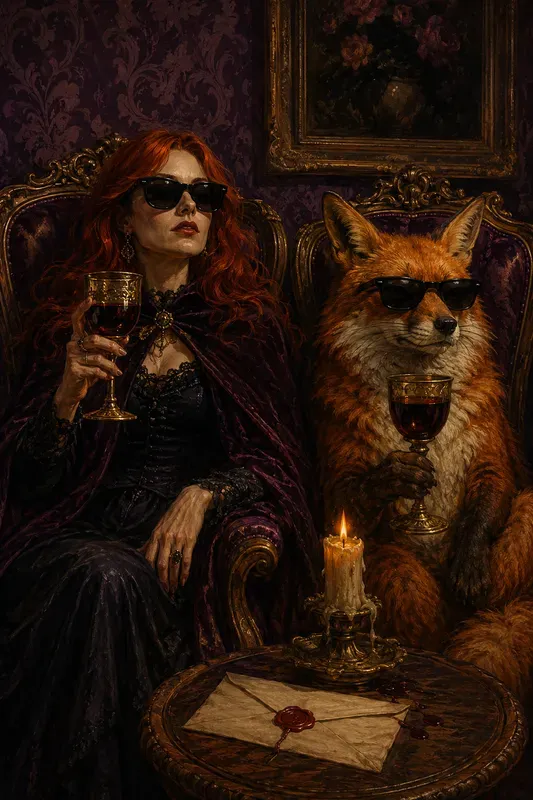 Moody Pop Surrealism Lounge Portraits
