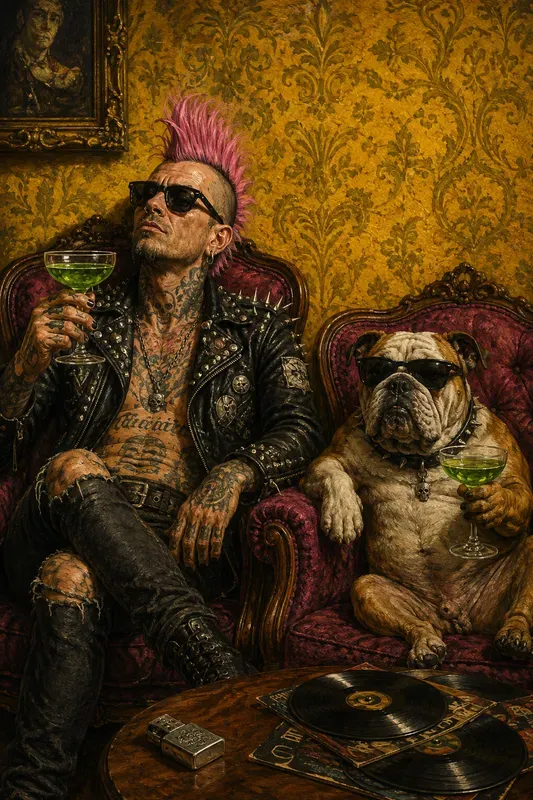 Moody Pop Surrealism Lounge Portraits