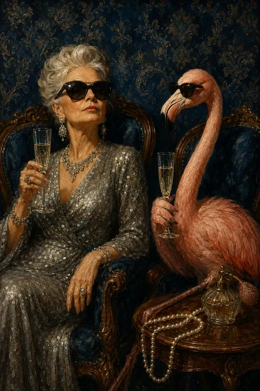 Moody Pop Surrealism Lounge Portraits
