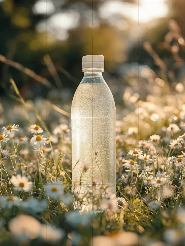 Fruity Bottles In Nature