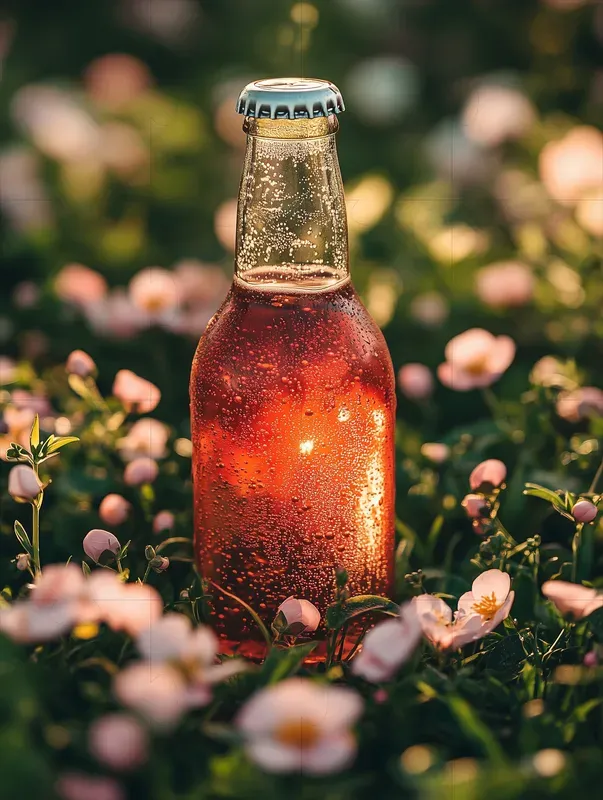 Fruity Bottles In Nature