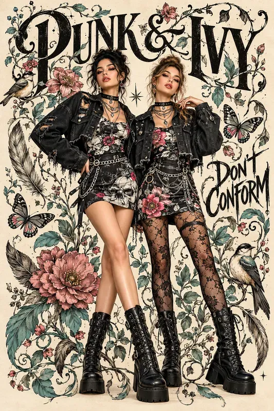 Punk Ivy Fashion Editorials