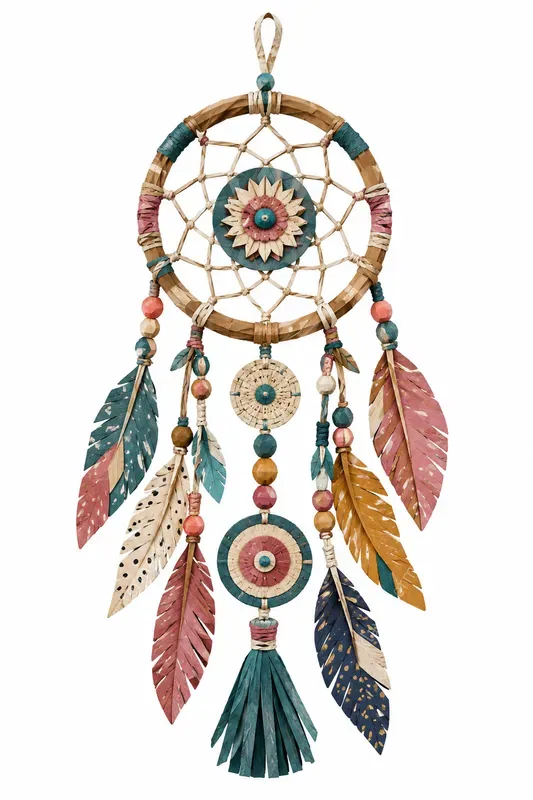 Boho Paper Collage Cutouts