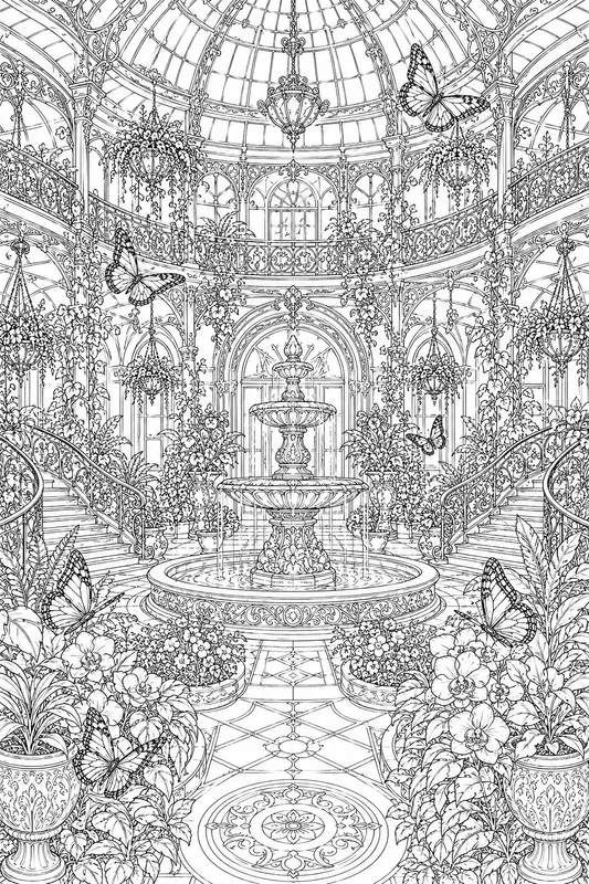 Victorian Butterfly Conservatories Art