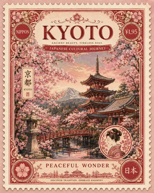 Collectible Travel Stamp Posters