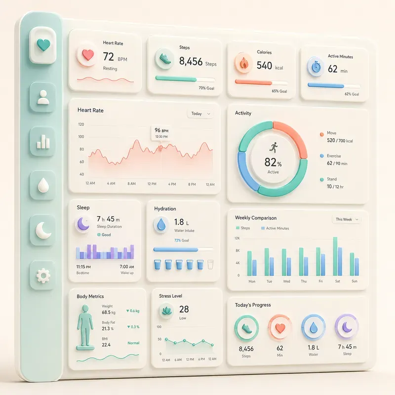 Pastel Modular Analytics Dashboards