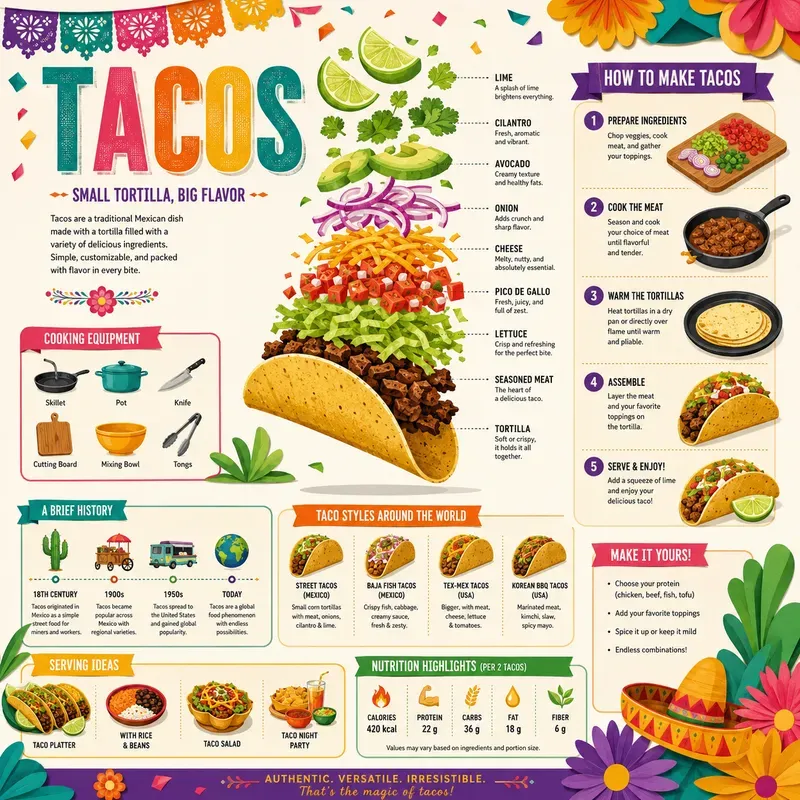 Modern Food Infographic Poster Packs