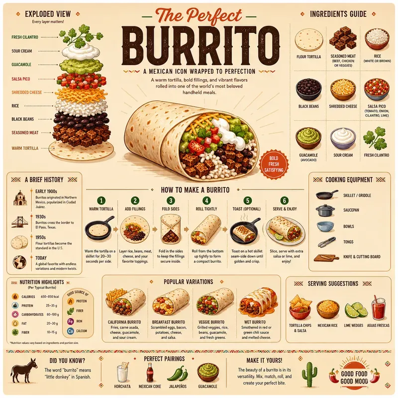 Modern Food Infographic Poster Packs