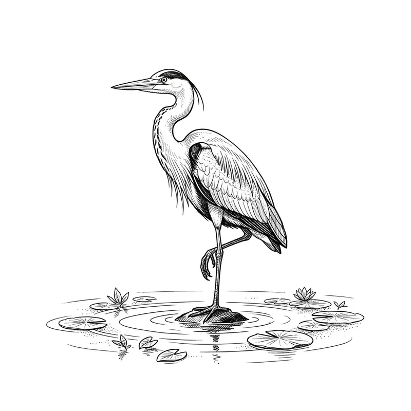 Minimalist Editorial Ink Sketch Scenes