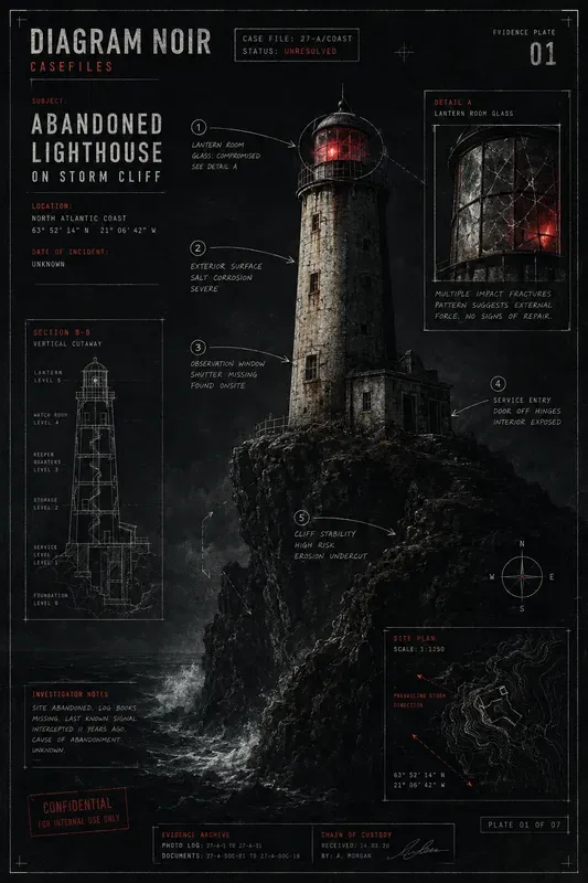 Diagram Noir Casefiles Forensic Posters