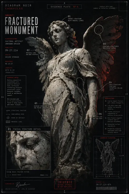 Diagram Noir Casefiles Forensic Posters