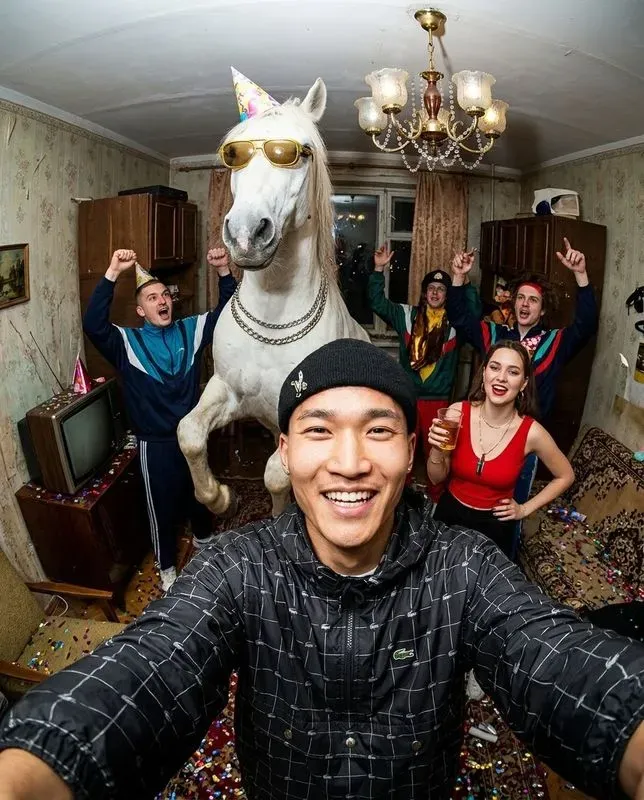 Crazy Animal Party Selfies