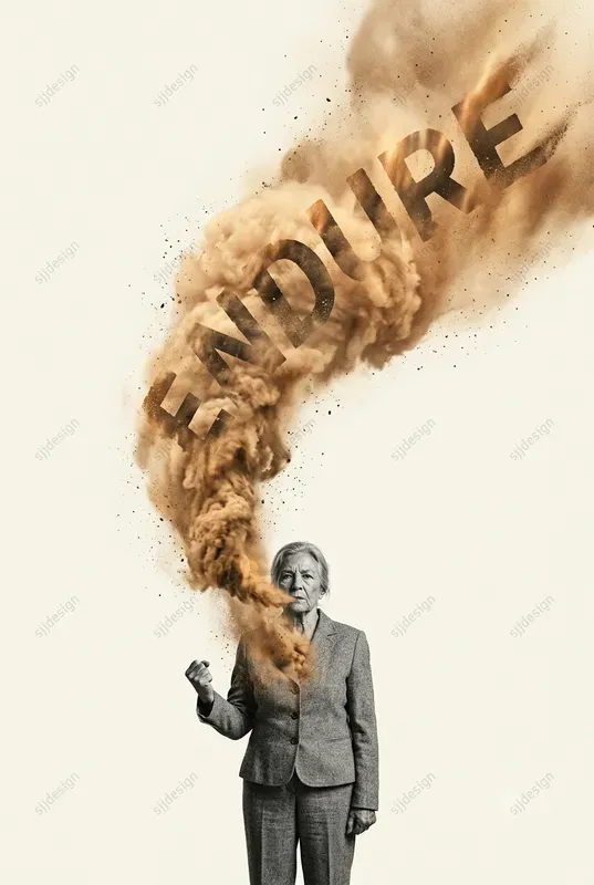 Emotional Weather Type Portrait Art