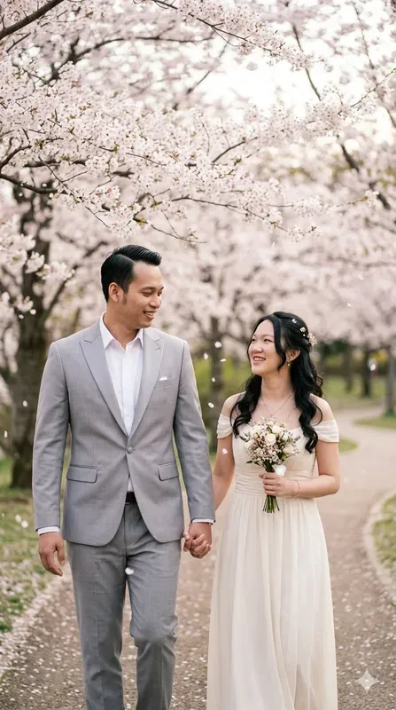 Pre Wedding Photos At Cherry Park