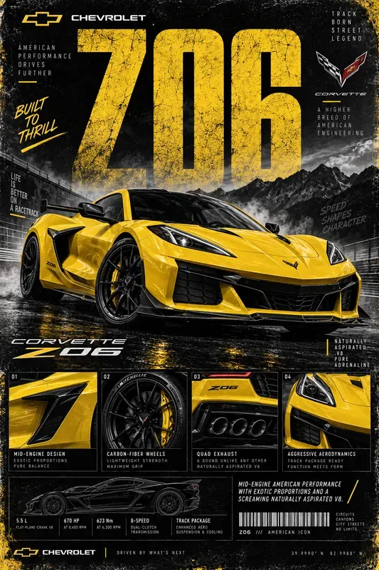 Performance Car Poster Generator