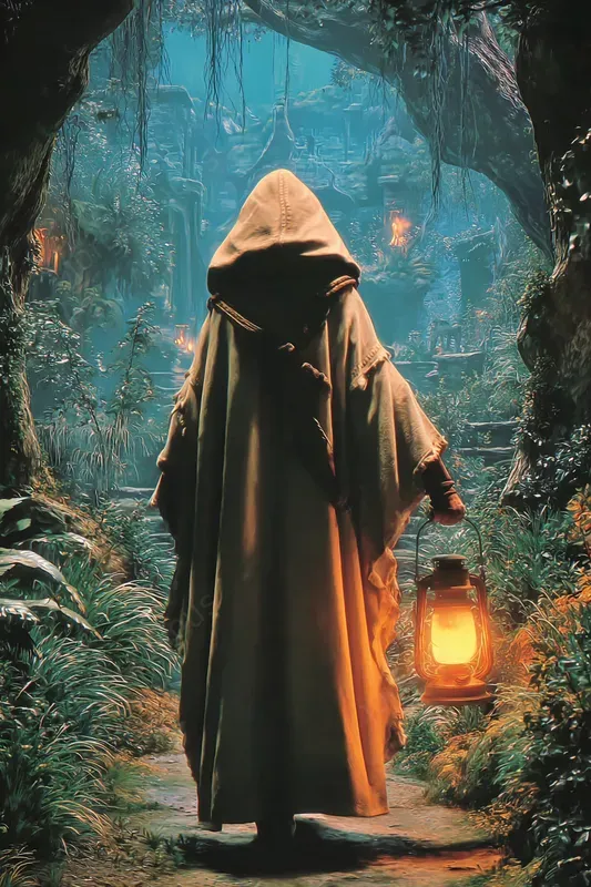 Cinematic Fantasy Book Cover Style