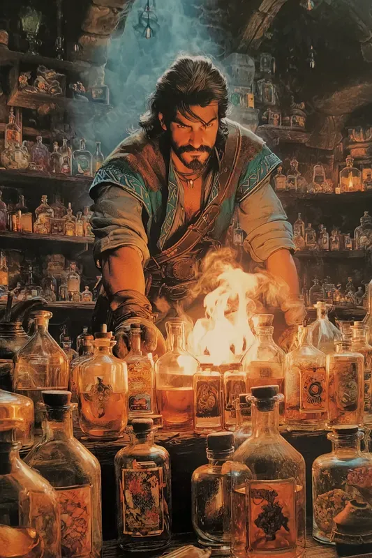 Cinematic Fantasy Book Cover Style
