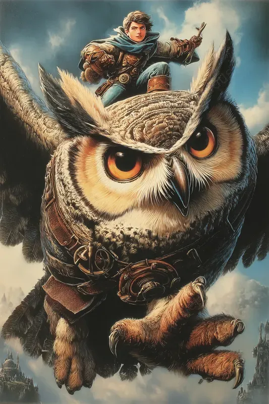 Cinematic Fantasy Book Cover Style