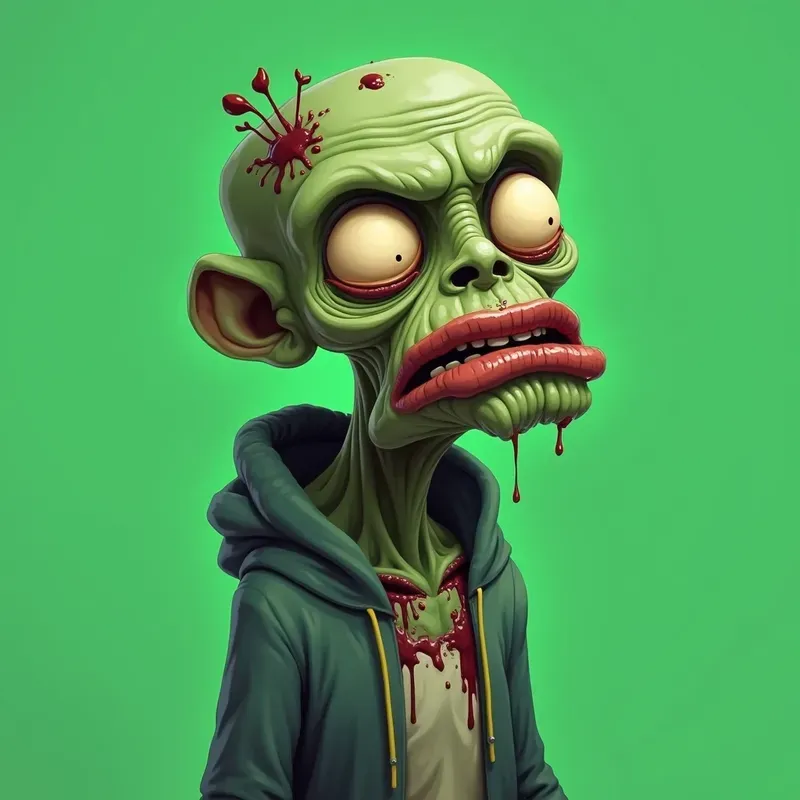 Semi Realistic Melancholic Character