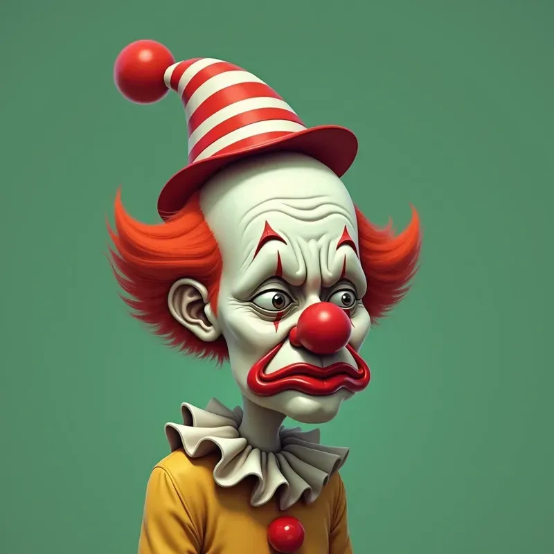 Semi Realistic Melancholic Character