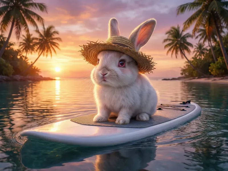 Surf Cats At Sunsets Retro Beach Vibes