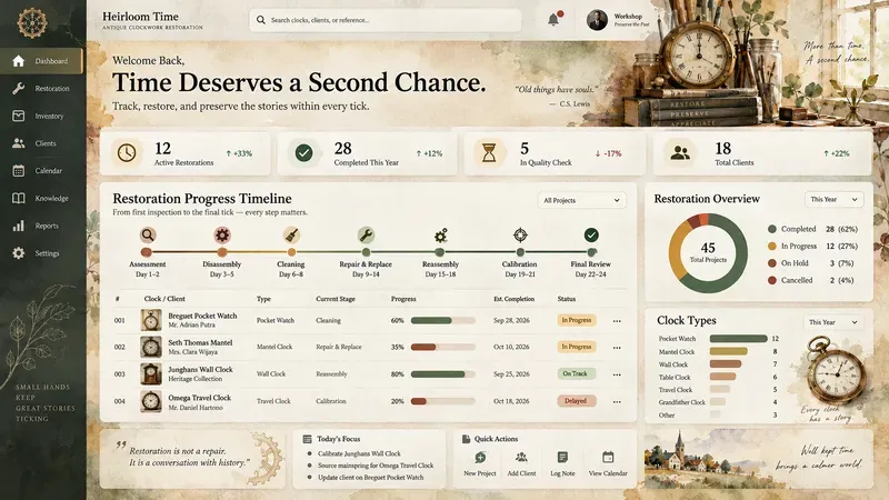 Autumn Harvest Watercolor Dashboards