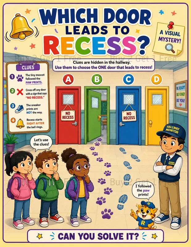 Kids Mystery Puzzle Posters