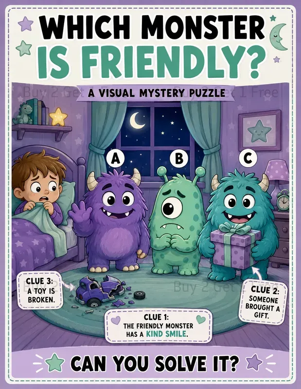 Kids Mystery Puzzle Posters