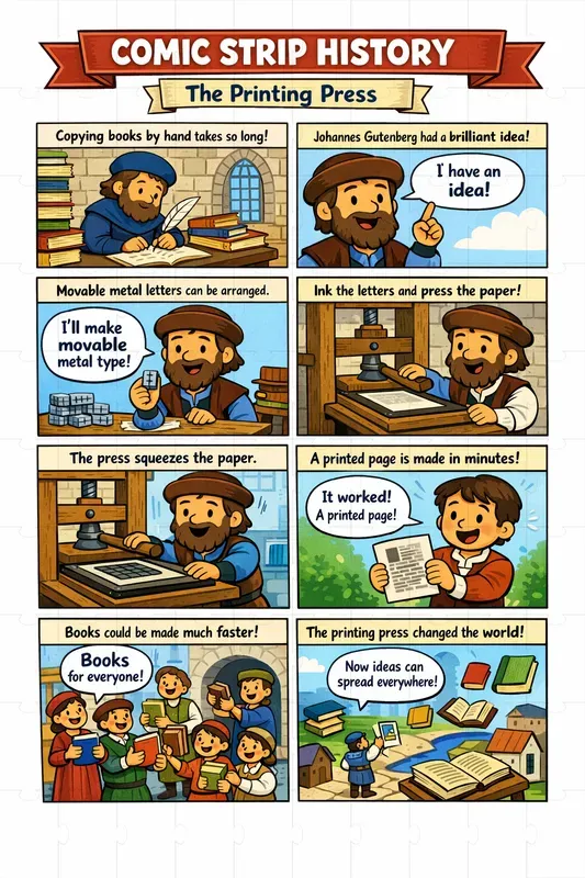 Comic Strip History For Kids