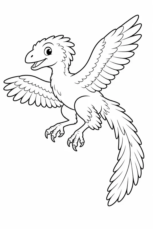 Storybook Dinosaur Coloring Pages