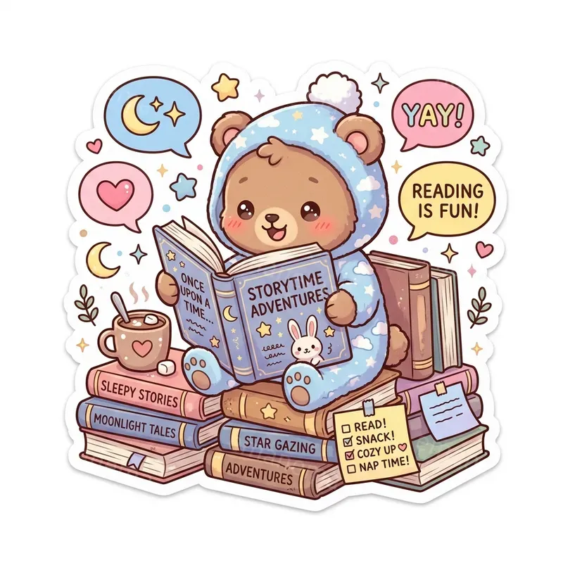 Humorous Atmosphere Kawaii Stickers