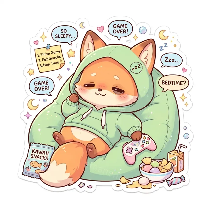 Humorous Atmosphere Kawaii Stickers