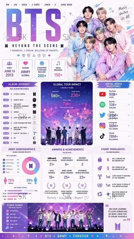 Iconic Entertainment Infographic Posters