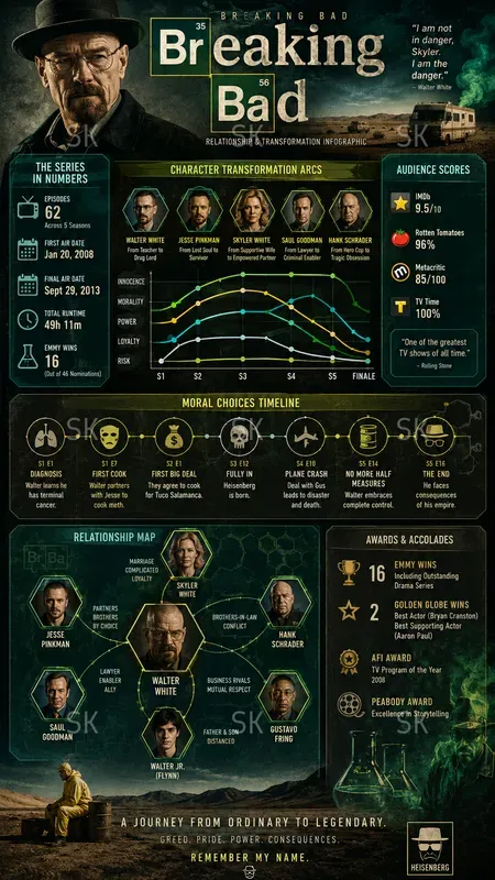 Iconic Entertainment Infographic Posters
