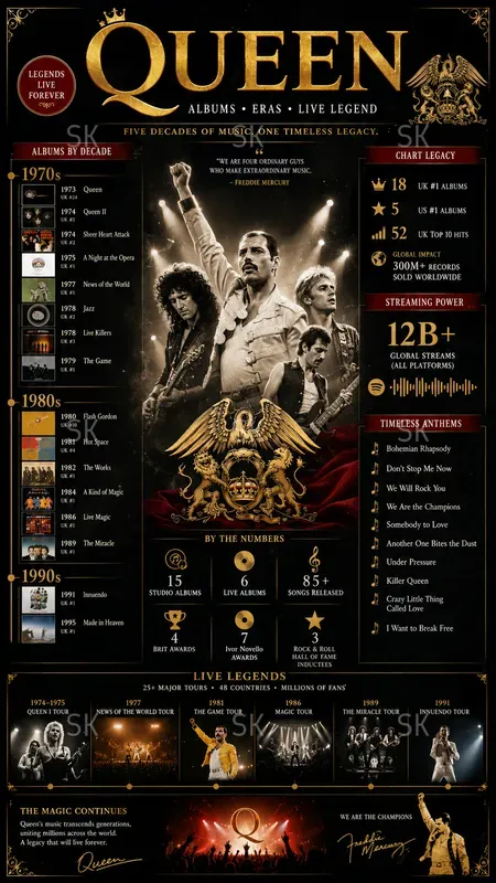 Iconic Entertainment Infographic Posters