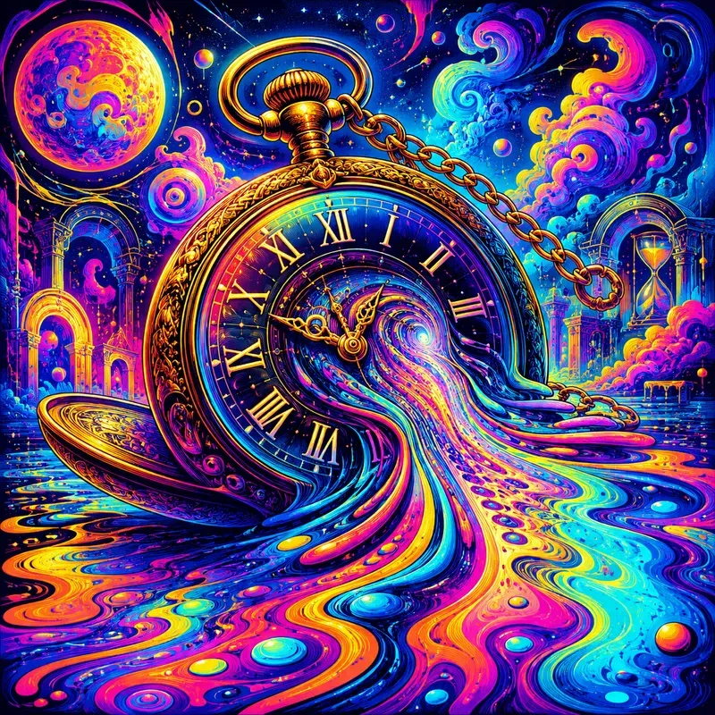 Neon Psychedelic Pop Art Creatures
