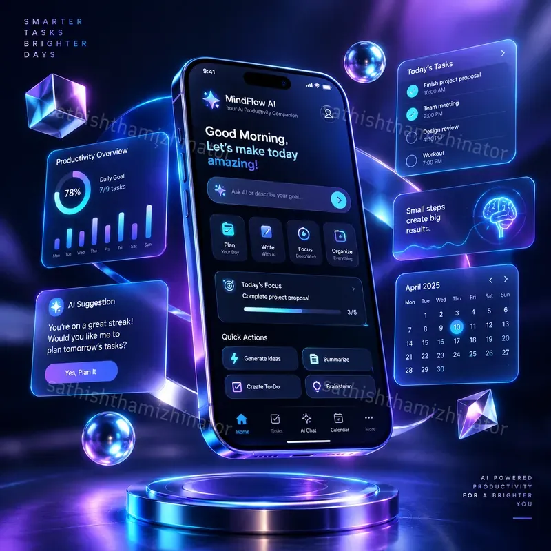 Floating App Interface Masterpieces