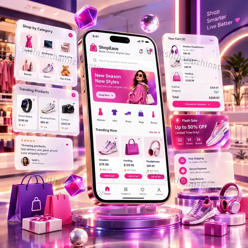 Floating App Interface Masterpieces