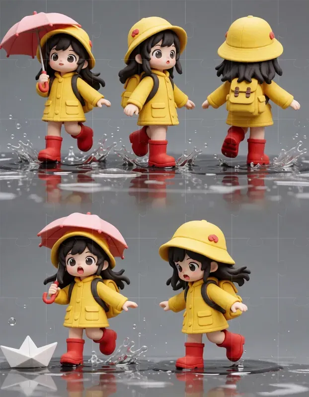 3D Clay Character Sheets