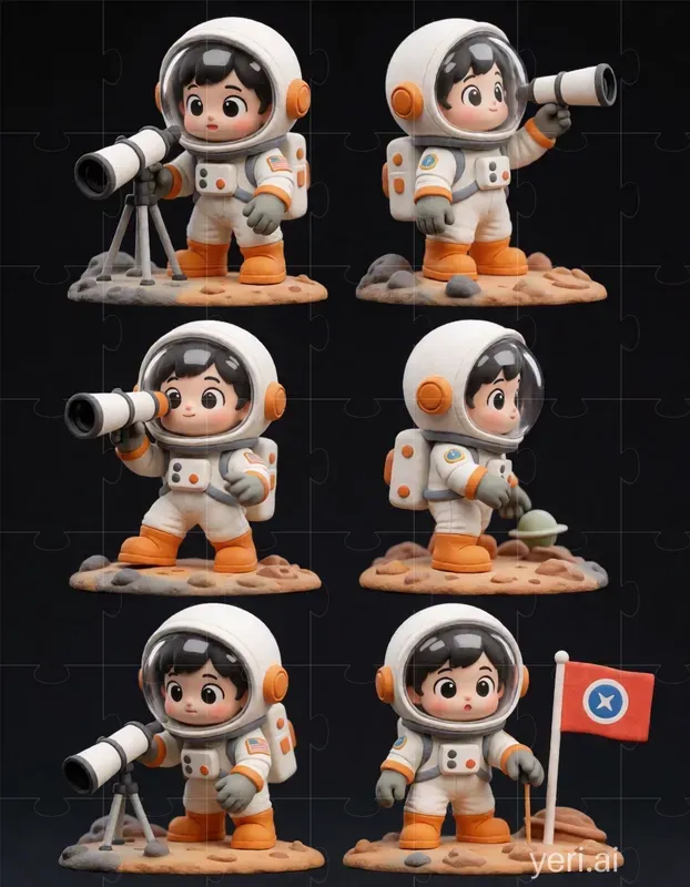3D Clay Character Sheets