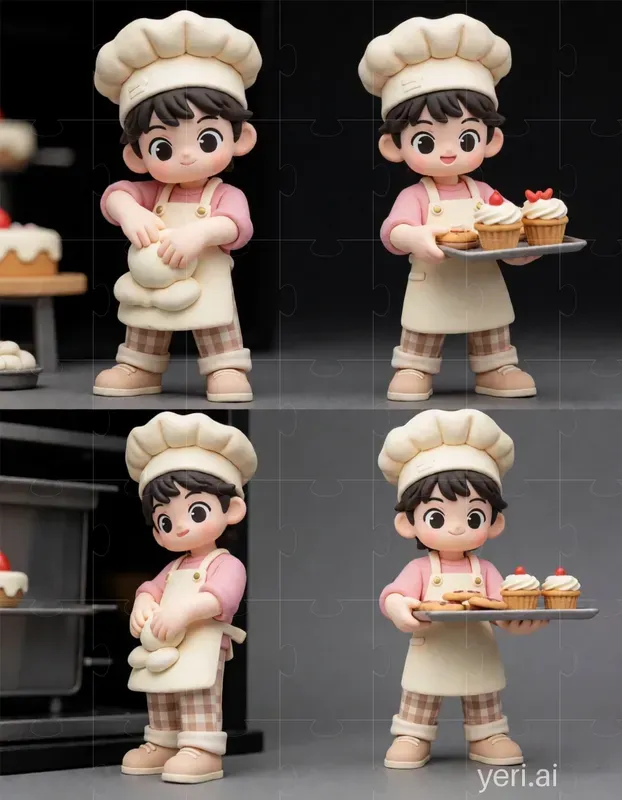3D Clay Character Sheets