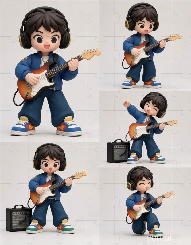 3D Clay Character Sheets
