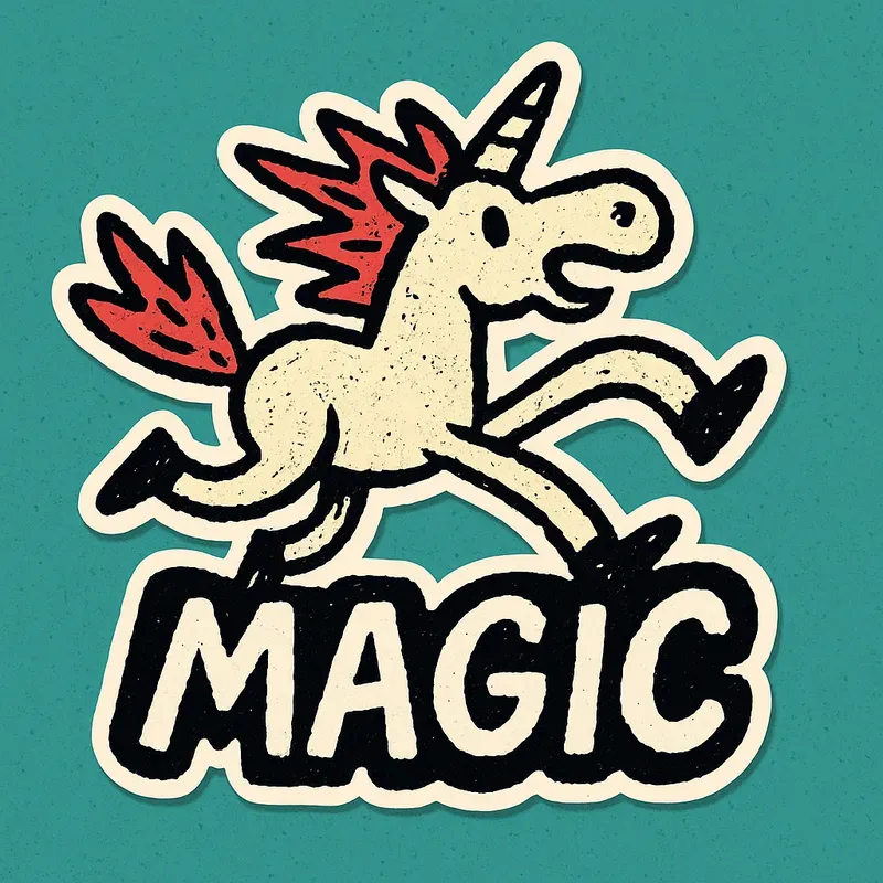 Diecut Raw Energy Doodle Stickers