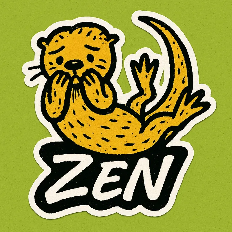 Diecut Raw Energy Doodle Stickers