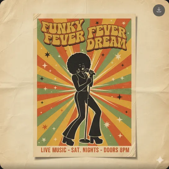 Retro Style Event Posters